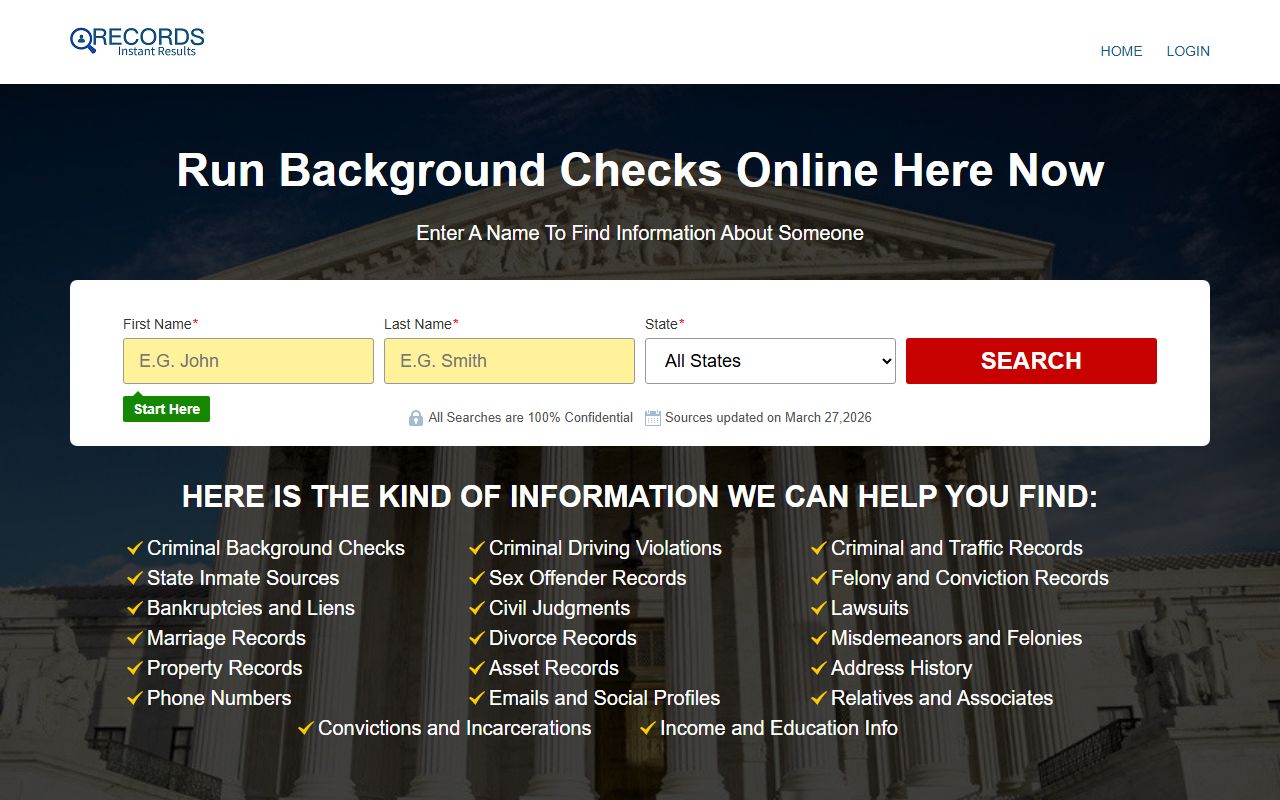 Anderson County inmate database search tool
