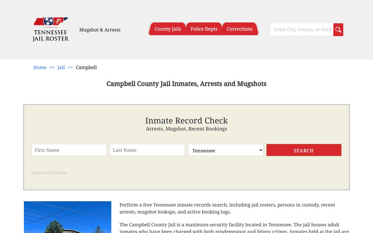 Campbell County jail roster search
