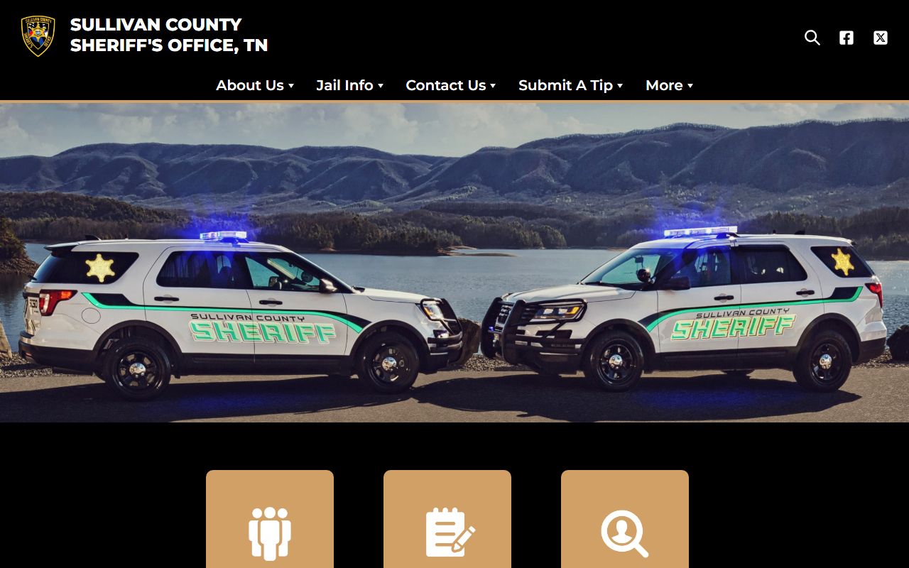 Sullivan County Sheriff's Office website