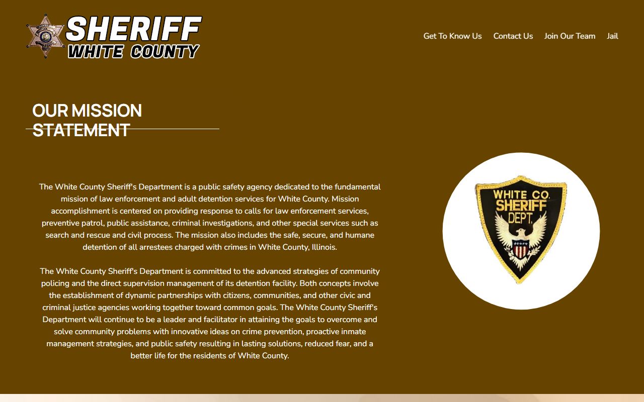 White County Sheriff's Office website